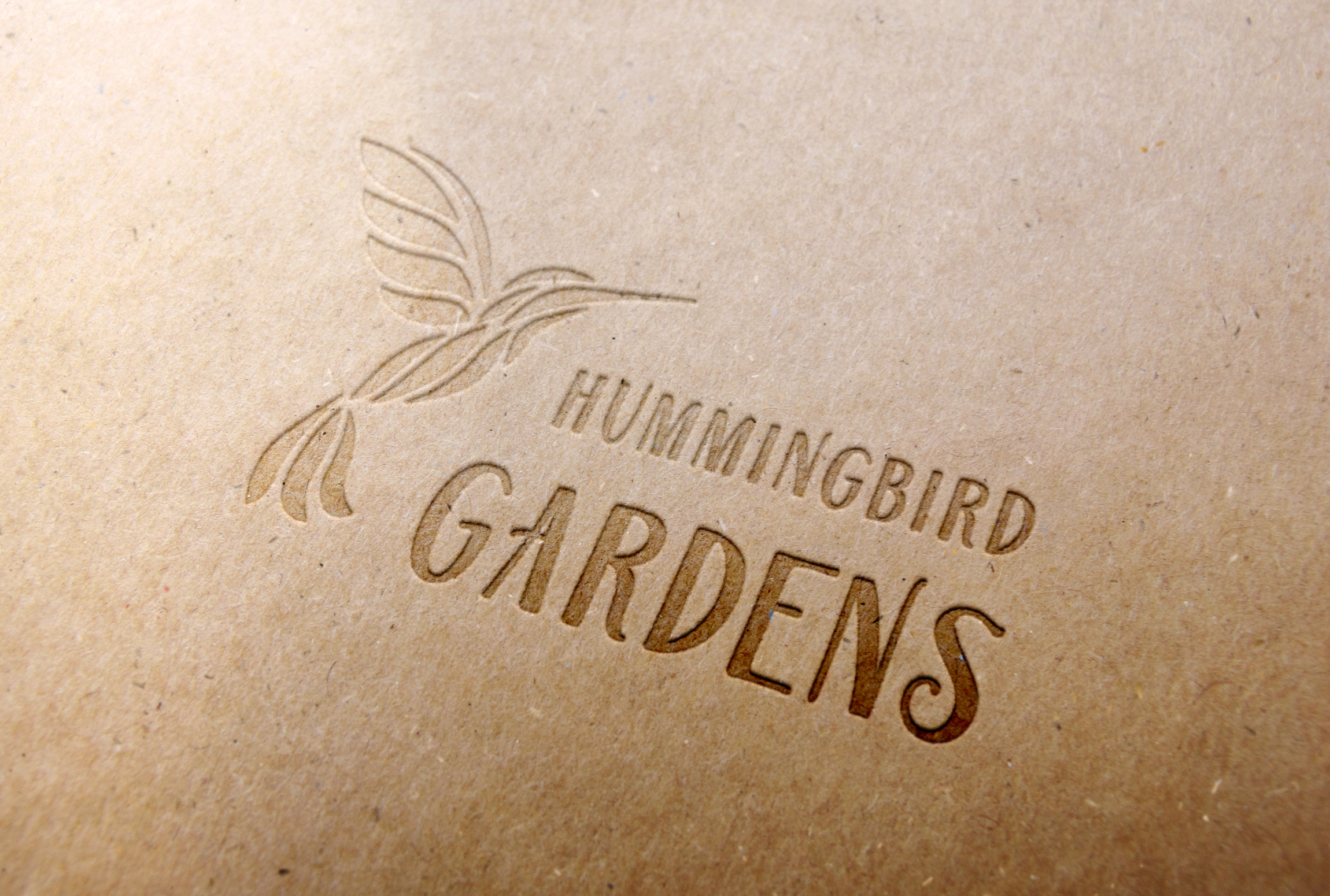 Hummingbird Gardens logo paper