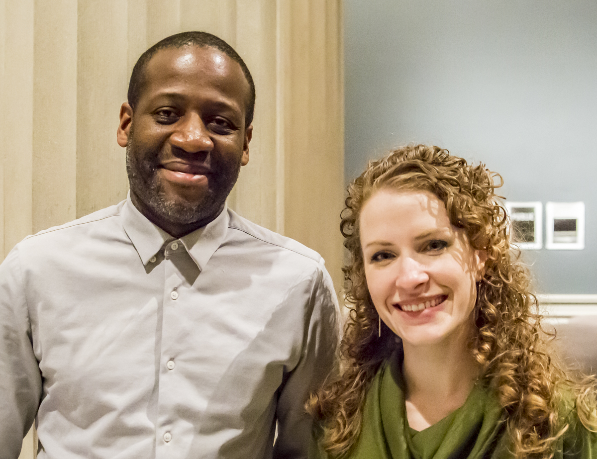 Eddie Opara and Lindsay Benson Garrett